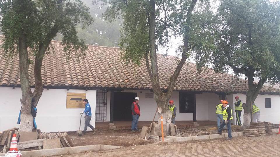 Trabajos frontis
