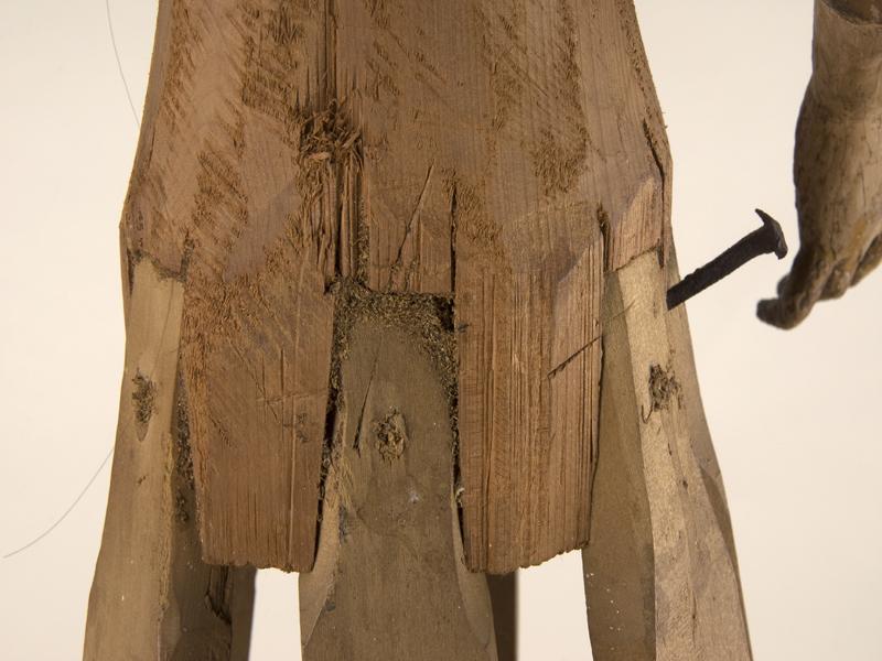 Detalle de cadera. perteneciente a las colecciones del Museo Histórico de Yerbas Buenas. Fotografía: Archivo CNCR (Rivas, V 2011).