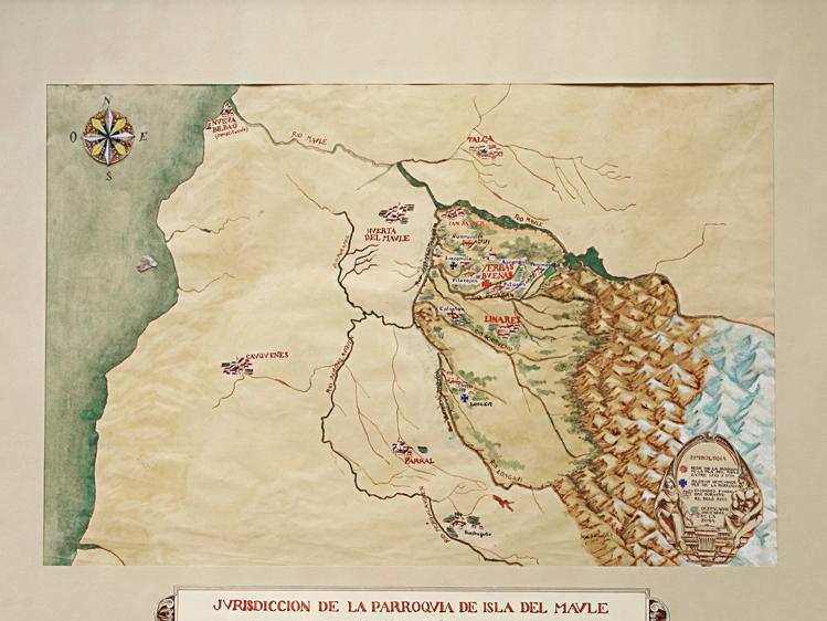 Jurisdicción de la Parroquia de Isla de Maule hacia 1790