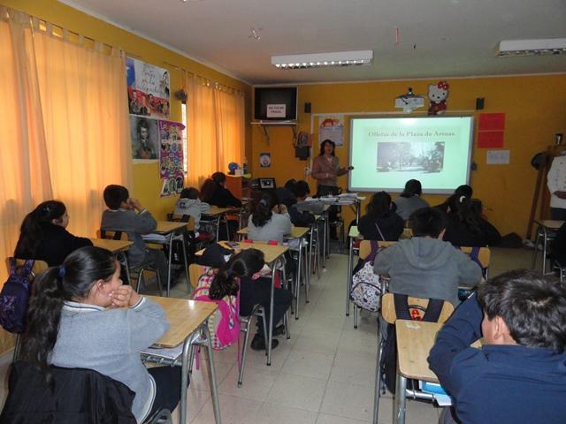 Charla en Anexo del Liceo Juan de Dios Puga