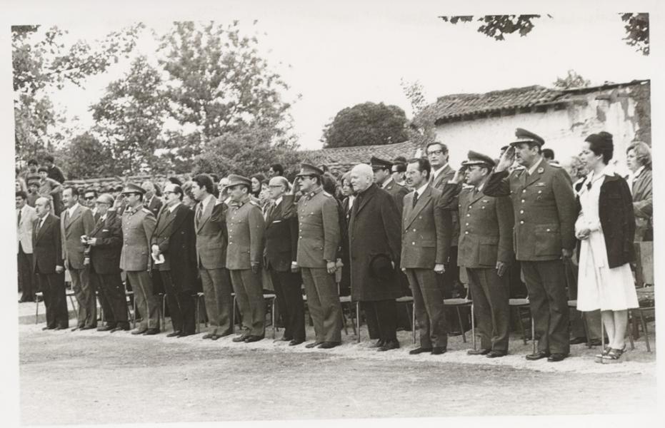 Autoridades presentes en la ceremonia de Inauguración del Museo el 29 de octubre de 1976. Autoridades presentes en la ceremonia de Inauguración del Museo el 29 de octubre de 1976.
