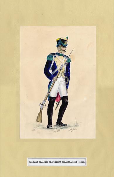 Soldado realista del Regimiento Talavera