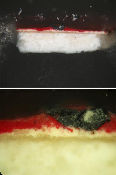Análisis de cortes estratigráficos, zona canilla Análisis de cortes estratigráficos, zona canilla